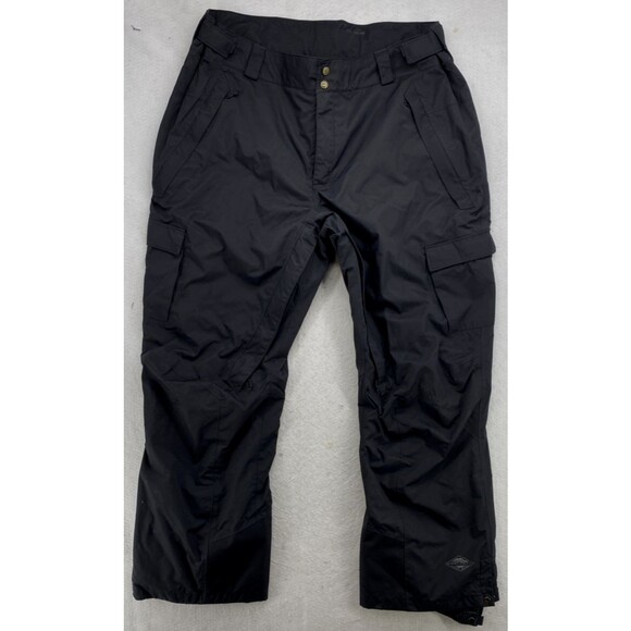 Columbia Titanium Omni-Heat Snow Ski Pants Men's XXL XXL Black Cargo Winter - Picture 1 of 15